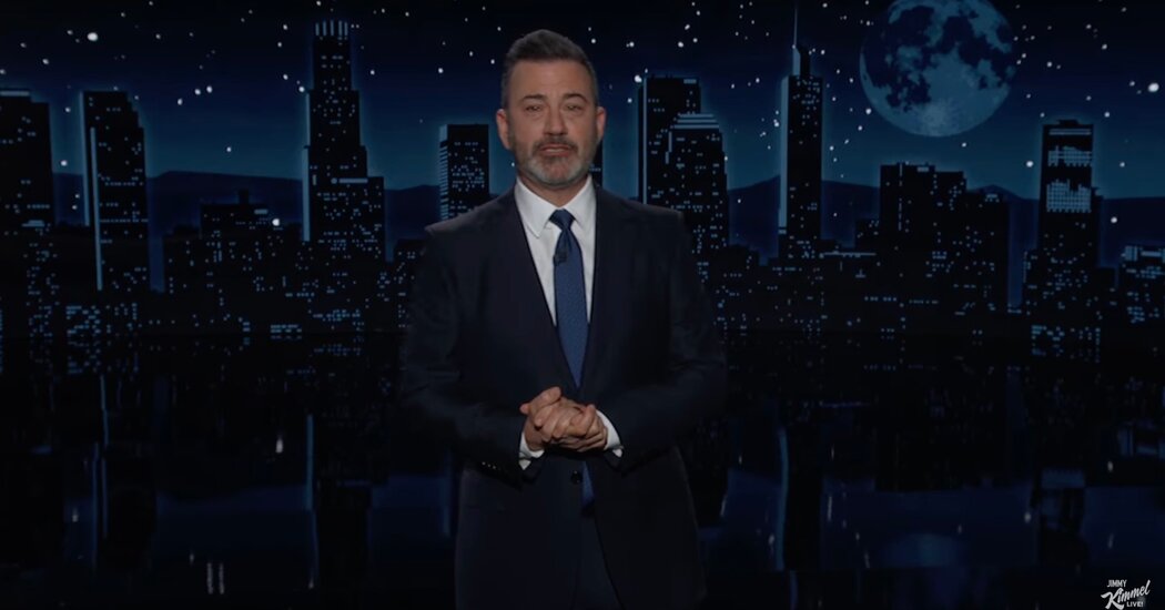 Jimmy Kimmel Gets Emotional Addressing Los Angeles Fires