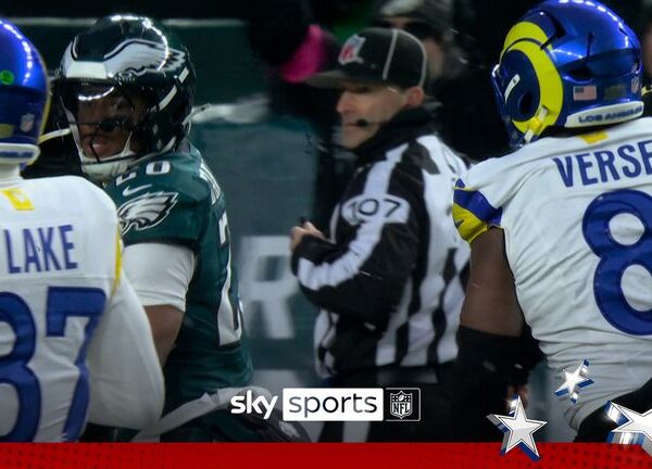 Los Angeles Rams 22-28 Philadelphia Eagles: Saquon Barkley stars in the snow as Eagles reach NFC Championship Game | NFL News