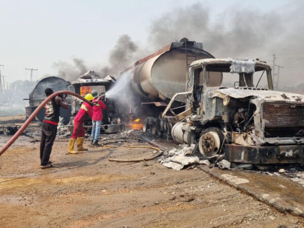 Nigerian gasoline tanker explosion death toll rises to 86, with 55 others injured