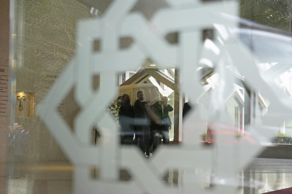 Aga Khan’s funeral service held in Portugal ahead of private burial ceremony in Egypt