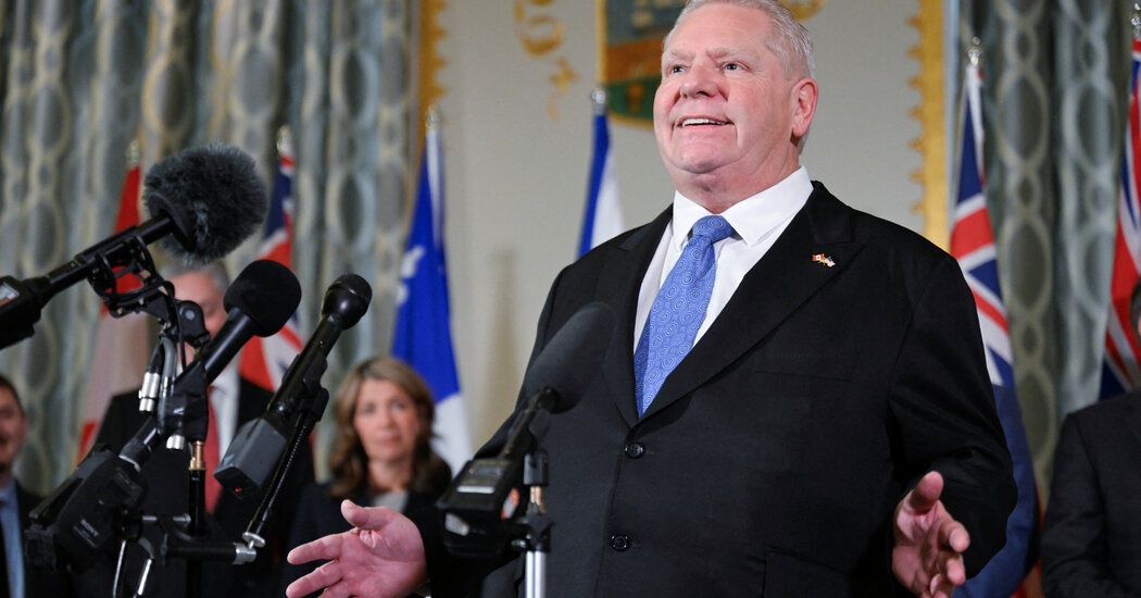 Doug Ford Re-elected as Ontario Premier in Vote Pitched as Fight Against Trump
