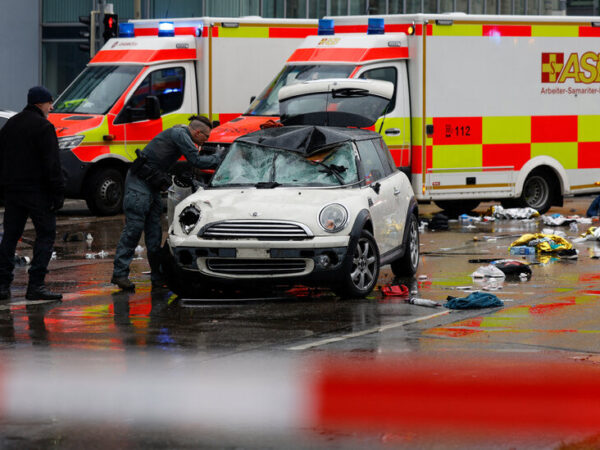 Driver Arrested After Car Crash at Demonstration in Munich