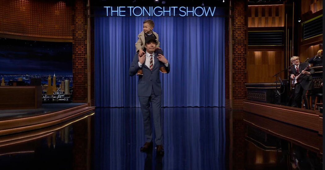 It’s Bring a Kid to Work Day on ‘The Tonight Show’ It’s Bring a Kid to Work Day on ‘The Tonight Show’