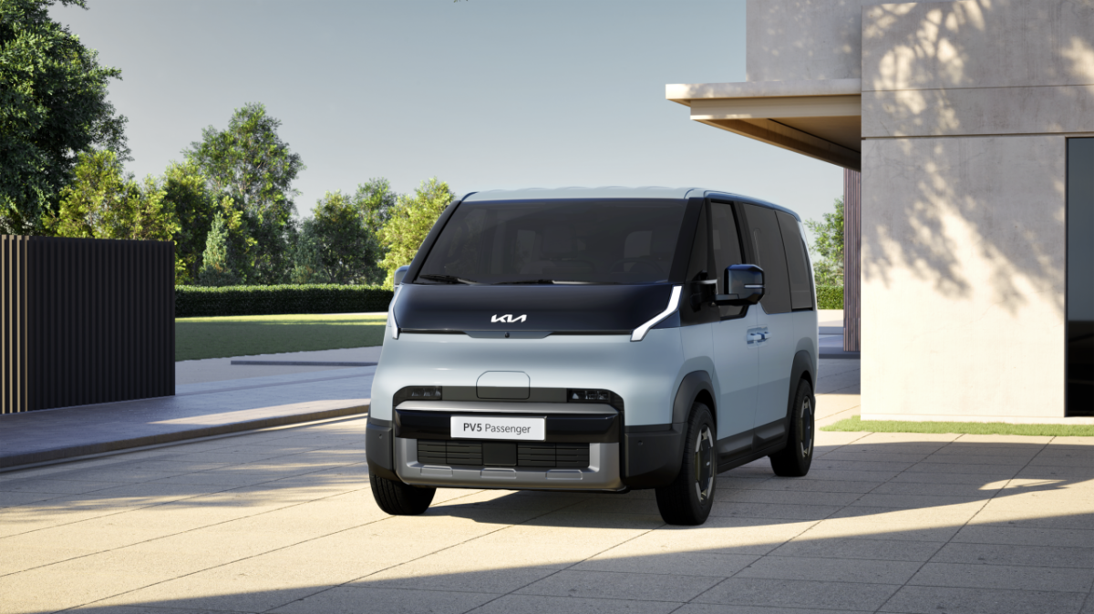 Kia previews its PV5 electric van/minibus