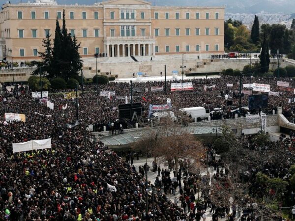 No Trains, No Planes, and Huge Protests: Strike Brings Greece to a Halt