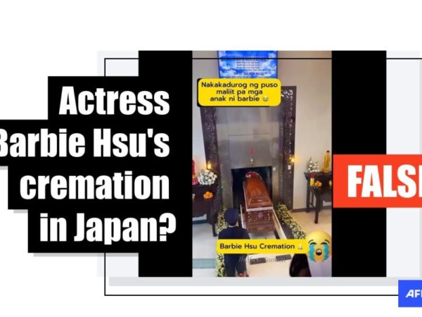 Old cremation video in Vietnam unrelated to Taiwanese celebrity’s death