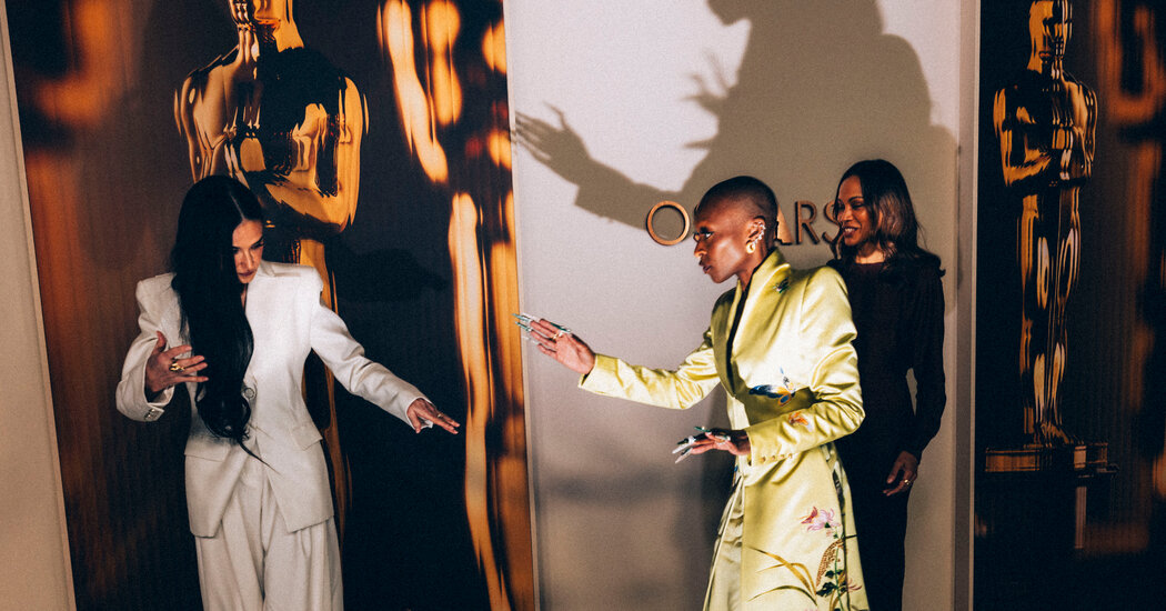 Ready for Their Close-Ups at the Oscar Nominees Dinner Ready for Their Close-Ups at the Oscar Nominees Dinner