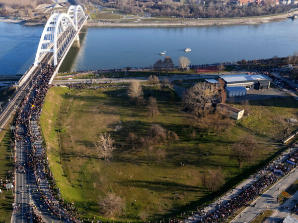 Serbian State Media Shift Tune in Coverage of Huge Protests, Testing Leader