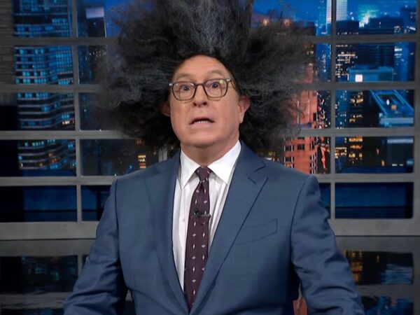 Stephen Colbert Is a Little Alarmed About Trump’s Gaza Proposal