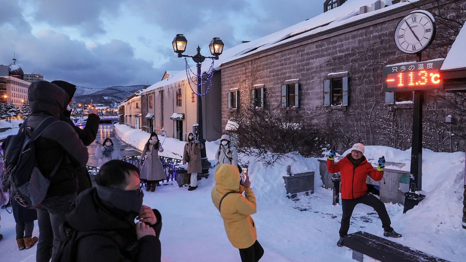 This snowy Japanese town represents love. But overtourism is turning the sweetness sour