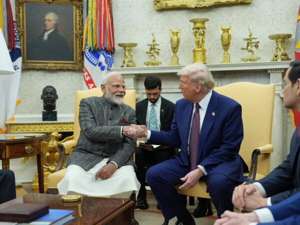 Trump and Modi Shove Disputes Into Background in White House Visit