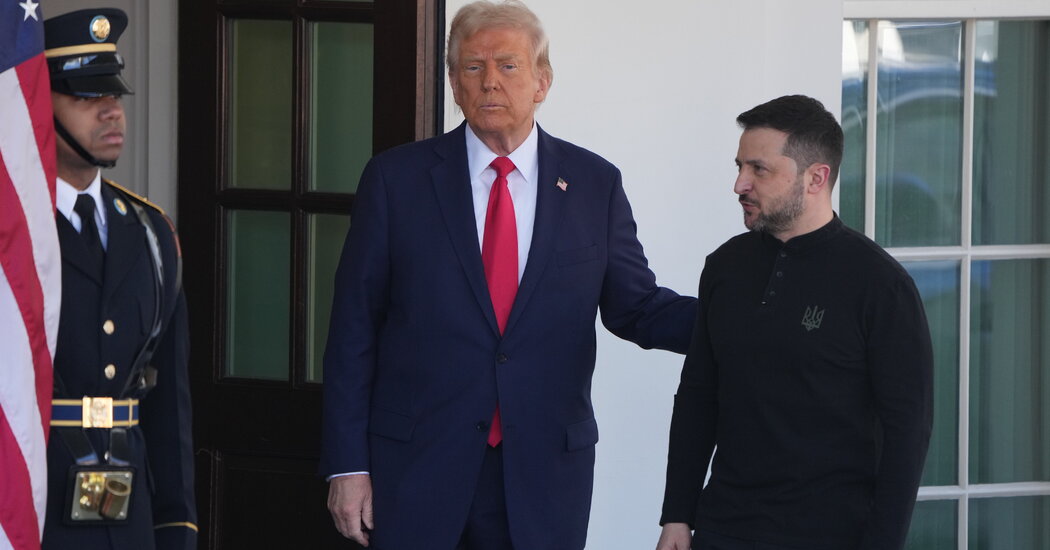 Trump and Vance Berate Zelensky During Testy White House Meeting Trump and Vance Berate Zelensky During Testy White House Meeting