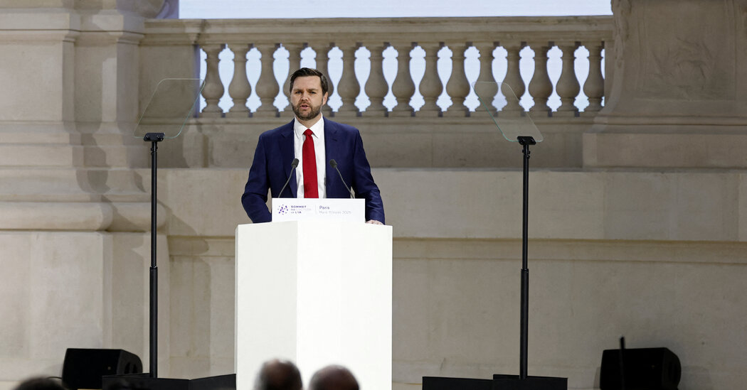Vance, in First Foreign Speech, Tells Europe That U.S. Will Dominate A.I. Vance, in First Foreign Speech, Tells Europe That U.S. Will Dominate A.I.