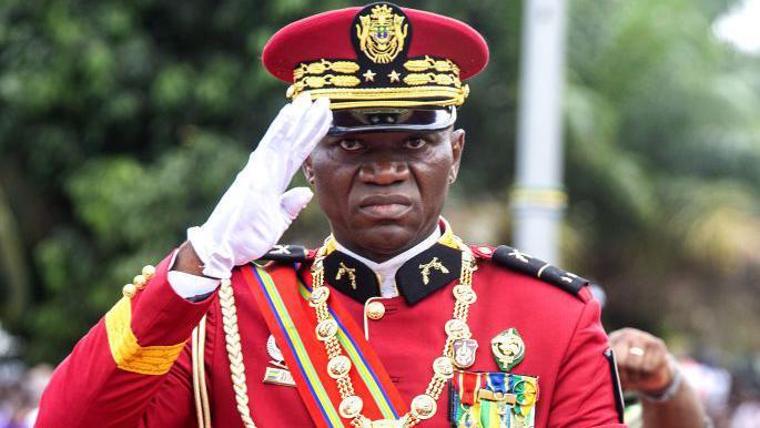 Gabon junta chief declares bid for presidency Gabon junta chief declares bid for presidency