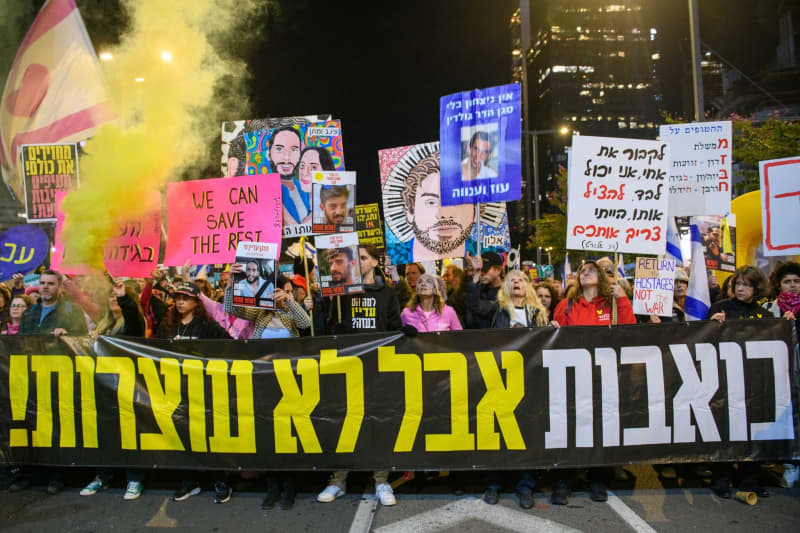 Israeli demonstrators demand ‘all’ hostages be freed